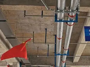 鄂城管廊支架的安装方法